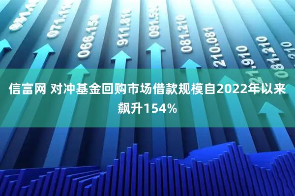 信富网 对冲基金回购市场借款规模自2022年以来飙升154%