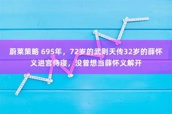 蔚莱策略 695年，72岁的武则天传32岁的薛怀义进宫侍寝，没曾想当薛怀义解开
